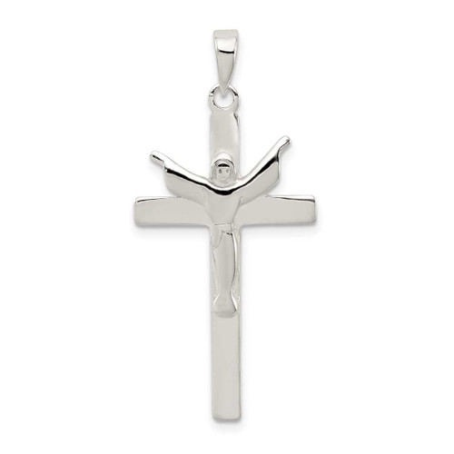 Image of Sterling Silver Crucifix Pendant QC3403