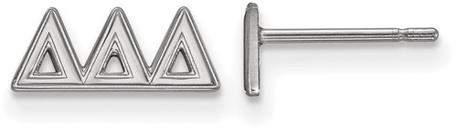 Sterling Silver Delta Delta Delta X-Small Post Earrings by LogoArt (SS005DDD)