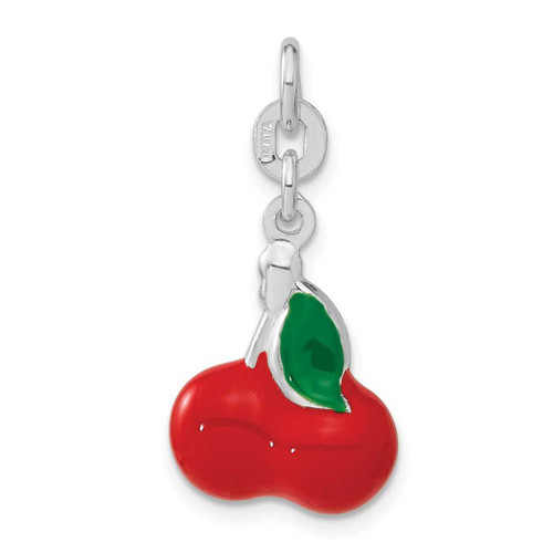 Image of Sterling Silver Enameled Charm QC6139