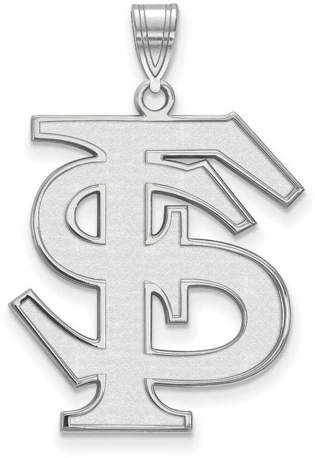 Image of Sterling Silver Florida State University XL Pendant by LogoArt