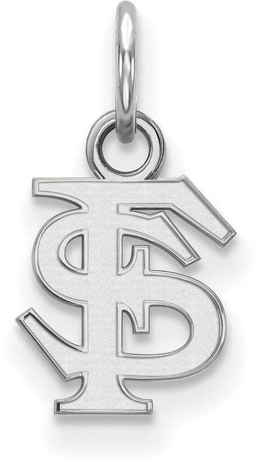 Image of Sterling Silver Florida State University X-Small Pendant by LogoArt (SS001FSU)