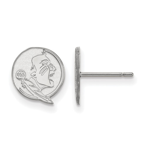 Sterling Silver Florida State University X-Small Post Earrings LogoArt SS049FSU