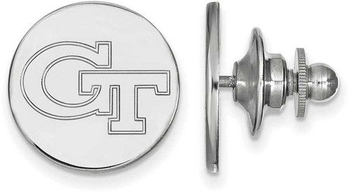 Image of Sterling Silver Georgia Institute of Technology Lapel Pin by LogoArt