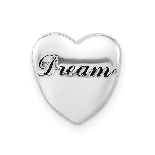 Image of Sterling Silver Heart Pendant QC7478