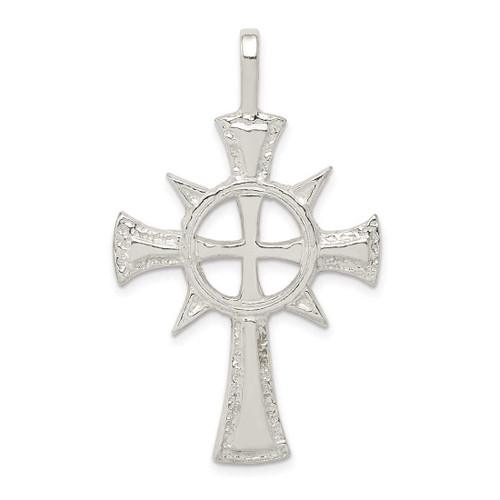 Image of Sterling Silver Iona Cross Pendant QC482