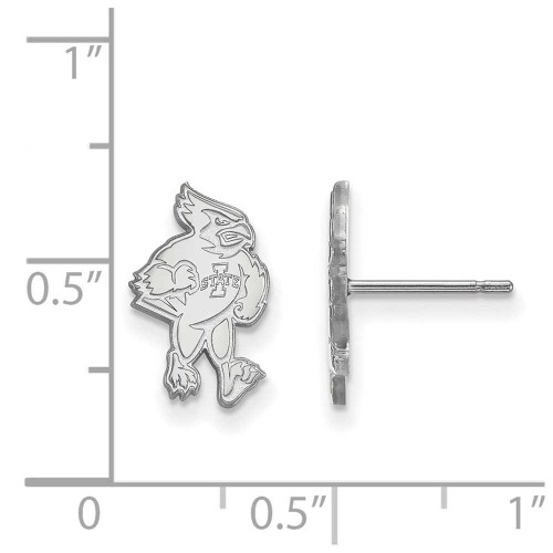 Image of Sterling Silver Iowa State University Small Post Earrings by LogoArt
