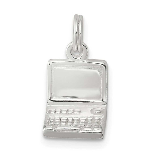 Image of Sterling Silver Laptop Charm