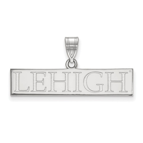 Sterling Silver Lehigh University Large Pendant by LogoArt (SS006LHU)