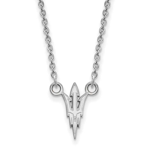 Image of Sterling Silver LogoArt Arizona State University Small Pendant Necklace