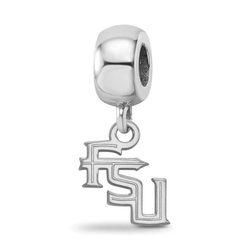 Image of Sterling Silver LogoArt Florida State University XS Dangle Bead Charm