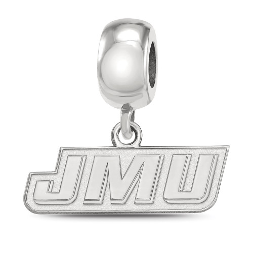 Sterling Silver LogoArt James Madison University Foundation Bead Charm XS Dangle