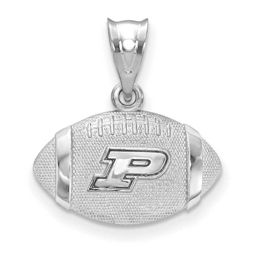 Image of Sterling Silver LogoArt Purdue University Football Pendant