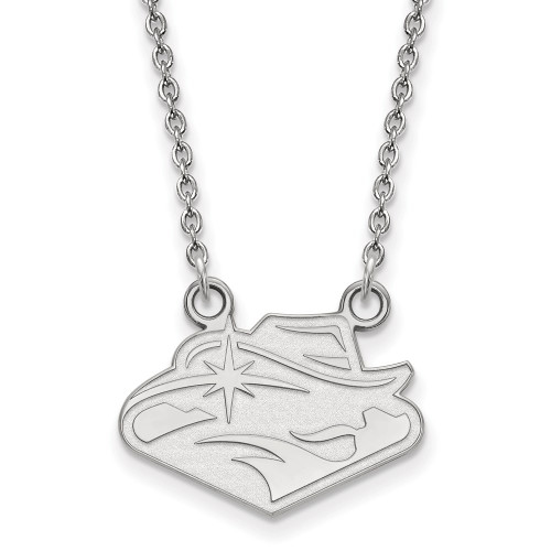 Sterling Silver LogoArt University of Nevada-Las Vegas Small Pendant Necklace