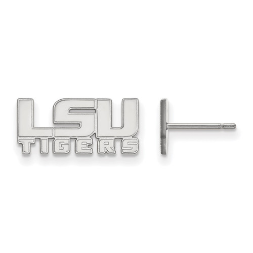 Sterling Silver Louisiana State University XSmall Post Earrings LogoArt SS083LSU