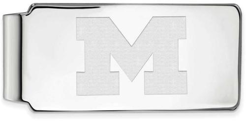 Image of Sterling Silver Michigan (University Of) Money Clip by LogoArt