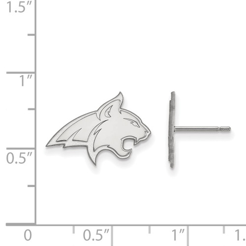Sterling Silver Montana State University Small Post Earrings by LogoArt