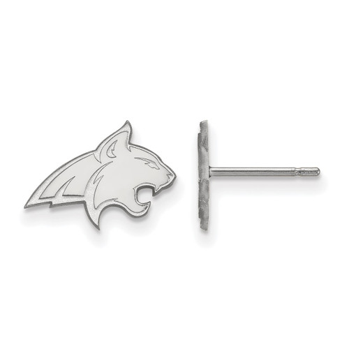 Sterling Silver Montana State University X-Small Post Earrings LogoArt SS007MTU