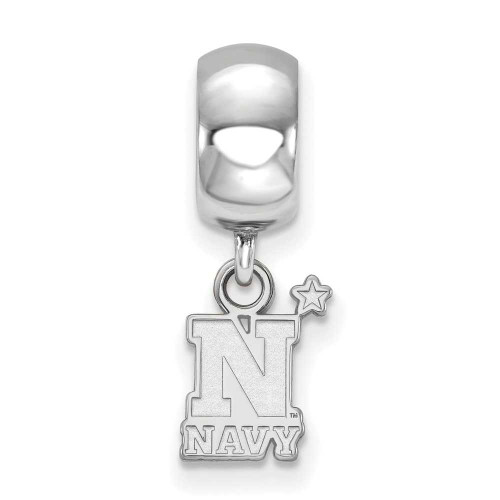 Image of Sterling Silver Navy X-Small Dangle Bead Charm by LogoArt