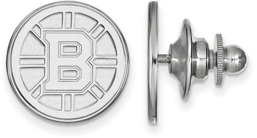 Image of Sterling Silver NHL Boston Bruins Lapel Pin by LogoArt