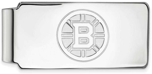Image of Sterling Silver NHL Boston Bruins Money Clip by LogoArt
