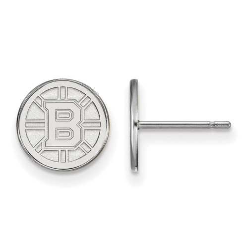 Sterling Silver NHL Boston Bruins X-Small Post Earrings by LogoArt
