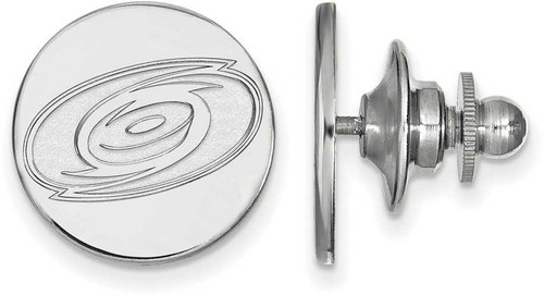 Image of Sterling Silver NHL Carolina Hurricanes Lapel Pin by LogoArt