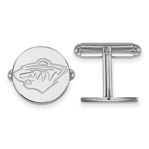 Sterling Silver NHL Minnesota Wild Cuff Links by LogoArt