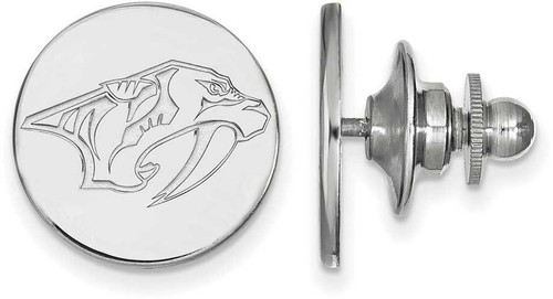 Image of Sterling Silver NHL Nashville Predators Lapel Pin by LogoArt