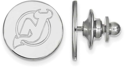 Image of Sterling Silver NHL New Jersey Devils Lapel Pin by LogoArt