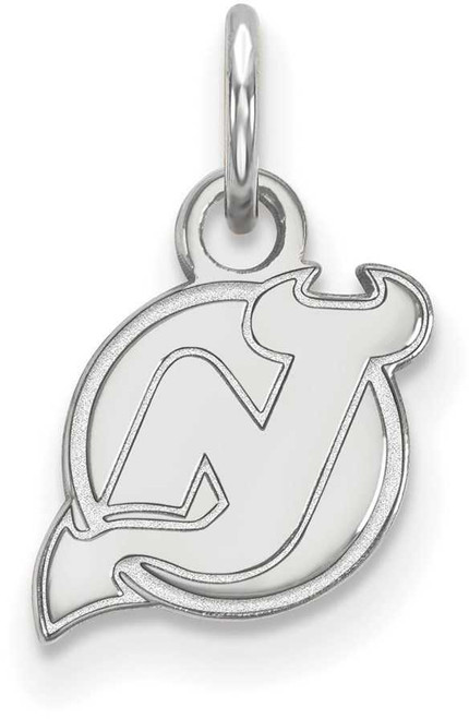 Image of Sterling Silver NHL New Jersey Devils X-Small Pendant by LogoArt