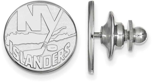 Image of Sterling Silver NHL New York Islanders Lapel Pin by LogoArt