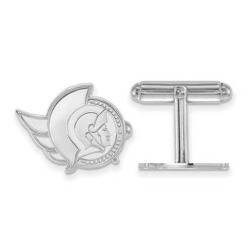 Image of Sterling Silver NHL Ottawa Senators Cuff Links by LogoArt