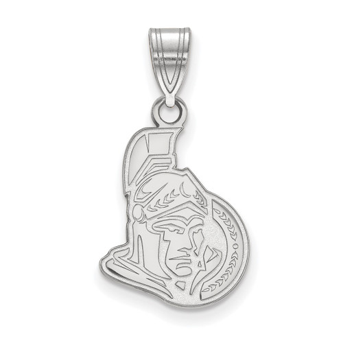 Sterling Silver NHL Ottawa Senators Medium Pendant by LogoArt