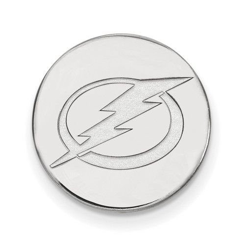 Sterling Silver NHL Tampa Bay Lightning Lapel Pin by LogoArt