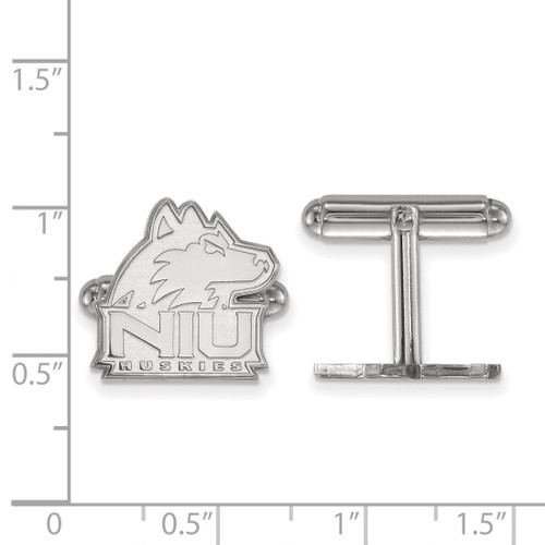 Sterling Silver Northern Illinois University Cuff Links by LogoArt
