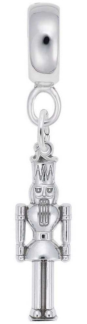 Image of Sterling Silver Nutcracker CharmDrop Bead Charm by Rembrandt