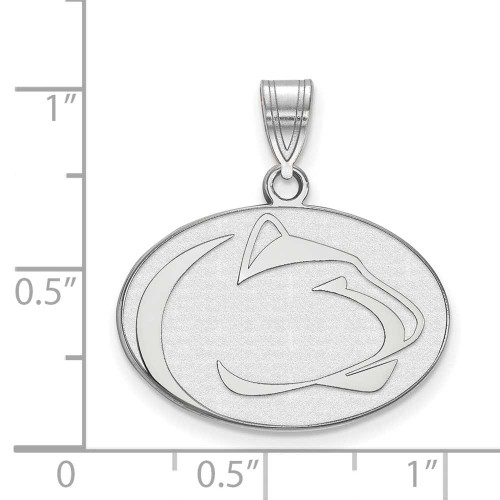 Image of Sterling Silver Penn State University Medium Pendant by LogoArt