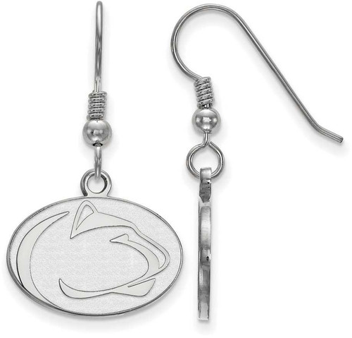 Image of Sterling Silver Penn State University Small Dangle Earrings by LogoArt