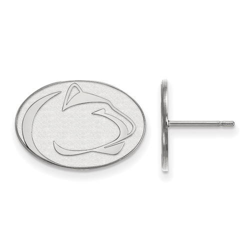 Sterling Silver Penn State University Small Post Earrings by LogoArt