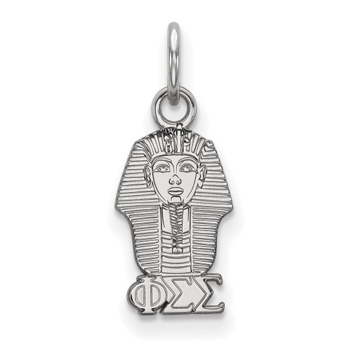 Sterling Silver Phi Sigma Sigma X-Small Pendant by LogoArt (SS034PSS)