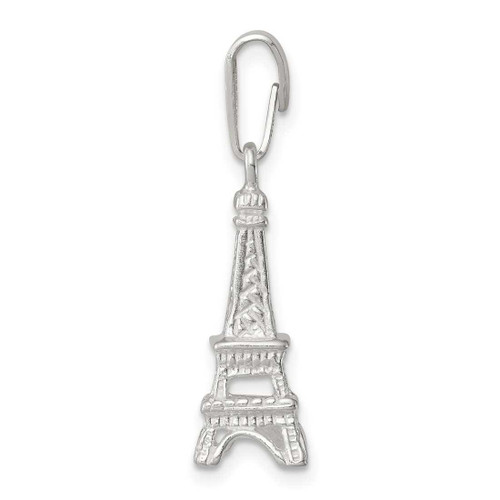 Image of Sterling Silver Polished Eiffel Tower Pendant