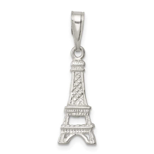 Image of Sterling Silver Polished Eiffel Tower Pendant