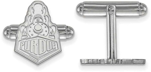 Image of Sterling Silver Purdue Cuff Links by LogoArt (SS047PU)