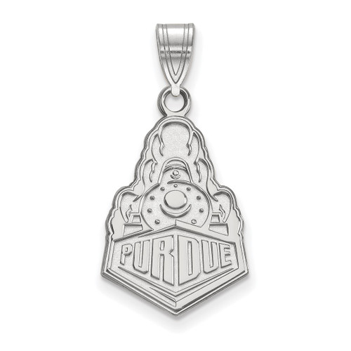 Sterling Silver Purdue Large Pendant by LogoArt (SS039PU)