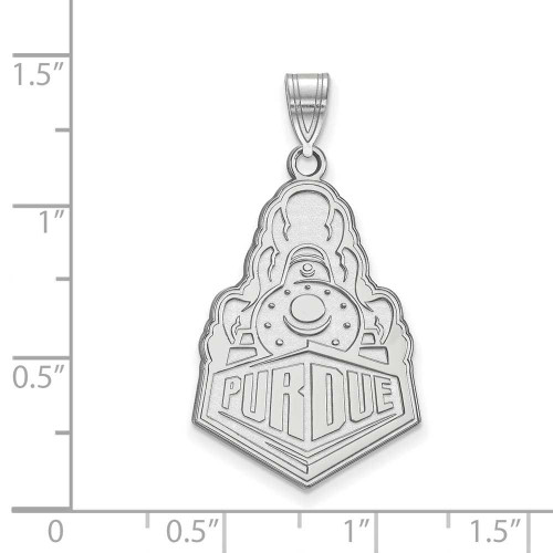 Image of Sterling Silver Purdue XL Pendant by LogoArt (SS040PU)