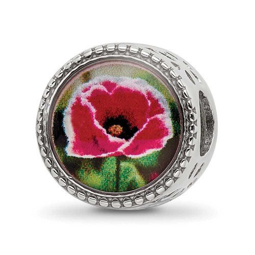 Image of Sterling Silver Reflections August Flower Bead