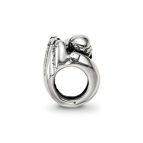 Image of Sterling Silver Reflections Baby in Hands Bead
