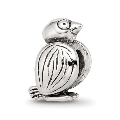 Sterling Silver Reflections Bird Bead