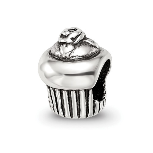Sterling Silver Reflections Cupcake Bead