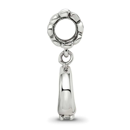 Image of Sterling Silver Reflections CZ Engagement Ring Dangle Bead